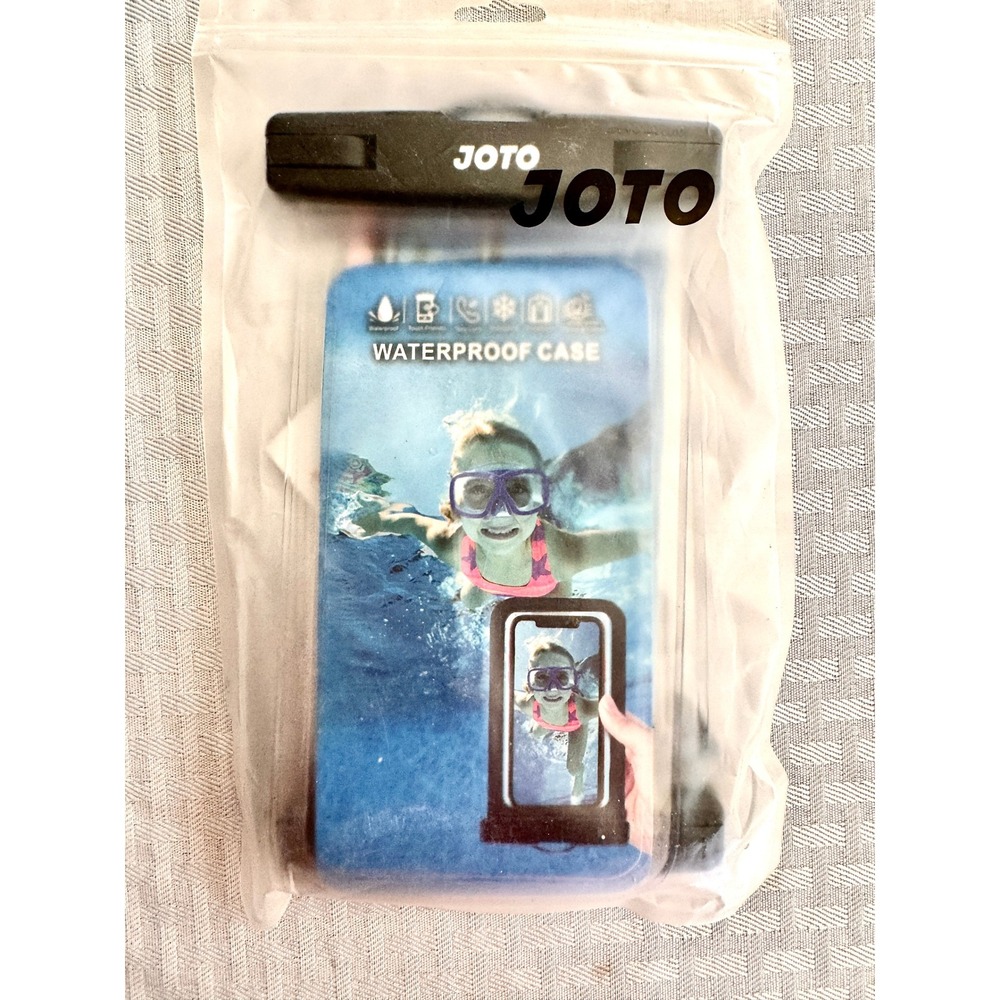 JOTO Universal Waterproof Phone 2-Pack Pouch Dry Bag Case N Clear NEW